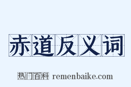 赤道反义词是什么意思的图片